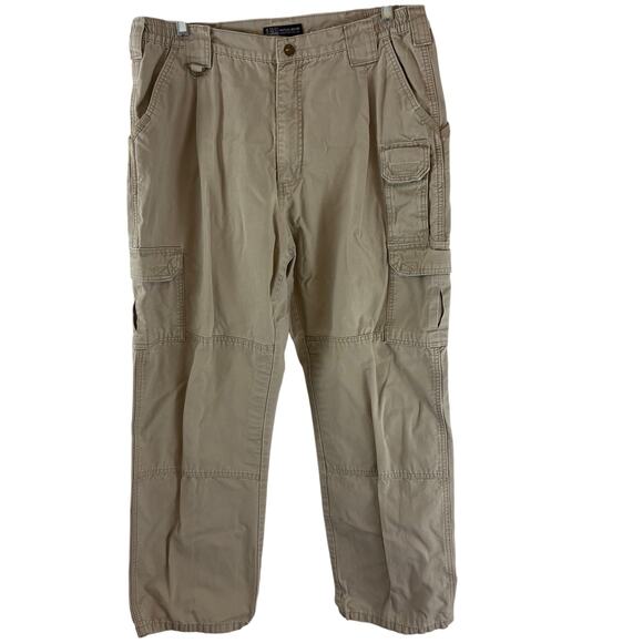 5.11 Tactical Series Khaki Cargo Pants Style 74251 Size 38 x 32 - Picture 1 of 6